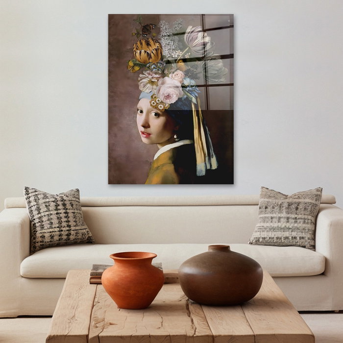 Wallity Cuadro Decorativo de Vidrio Templado Multicolor 40 x 60 cm